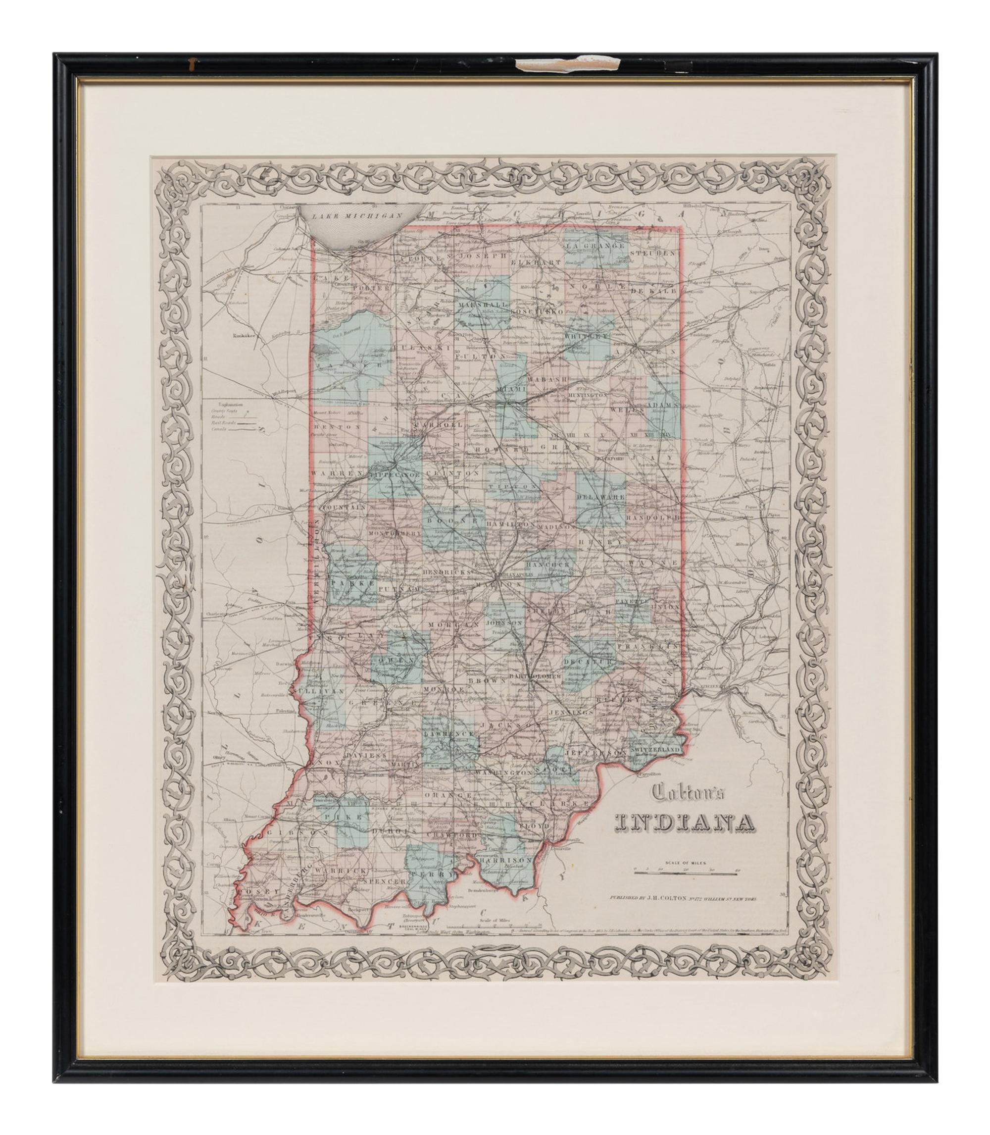 A Group of Five Maps of the Midwest