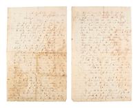 [CIVIL WAR]. A group of Civil War-era documents including Provost Marshal's Office orders warning drafted men to report to Head Quarters, Quincy, Illinois, 1 November 1864.