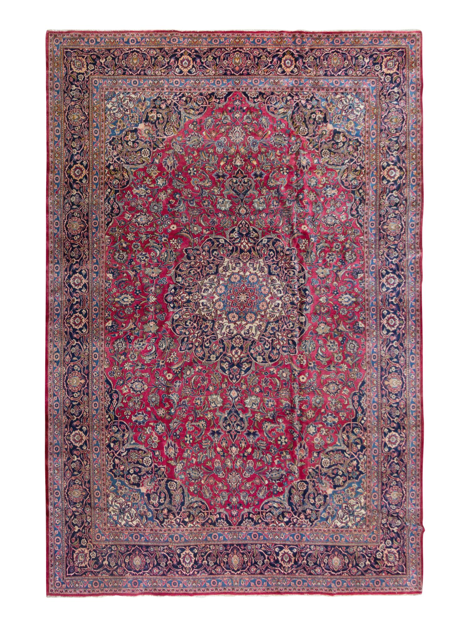 A Kashan Wool Rug