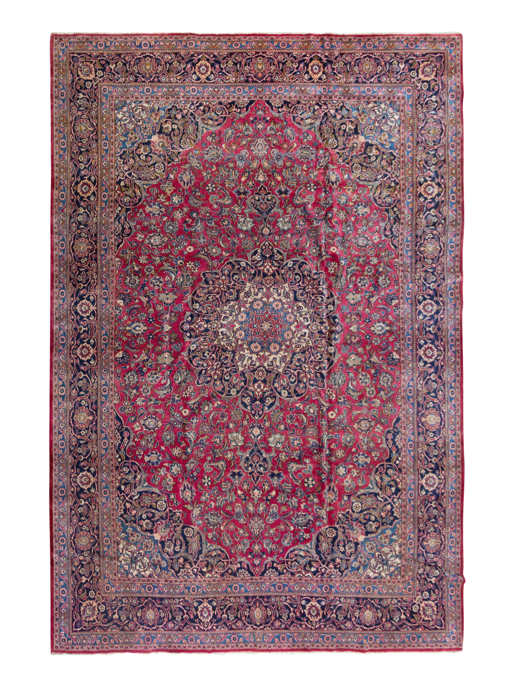 A Kashan Wool Rug