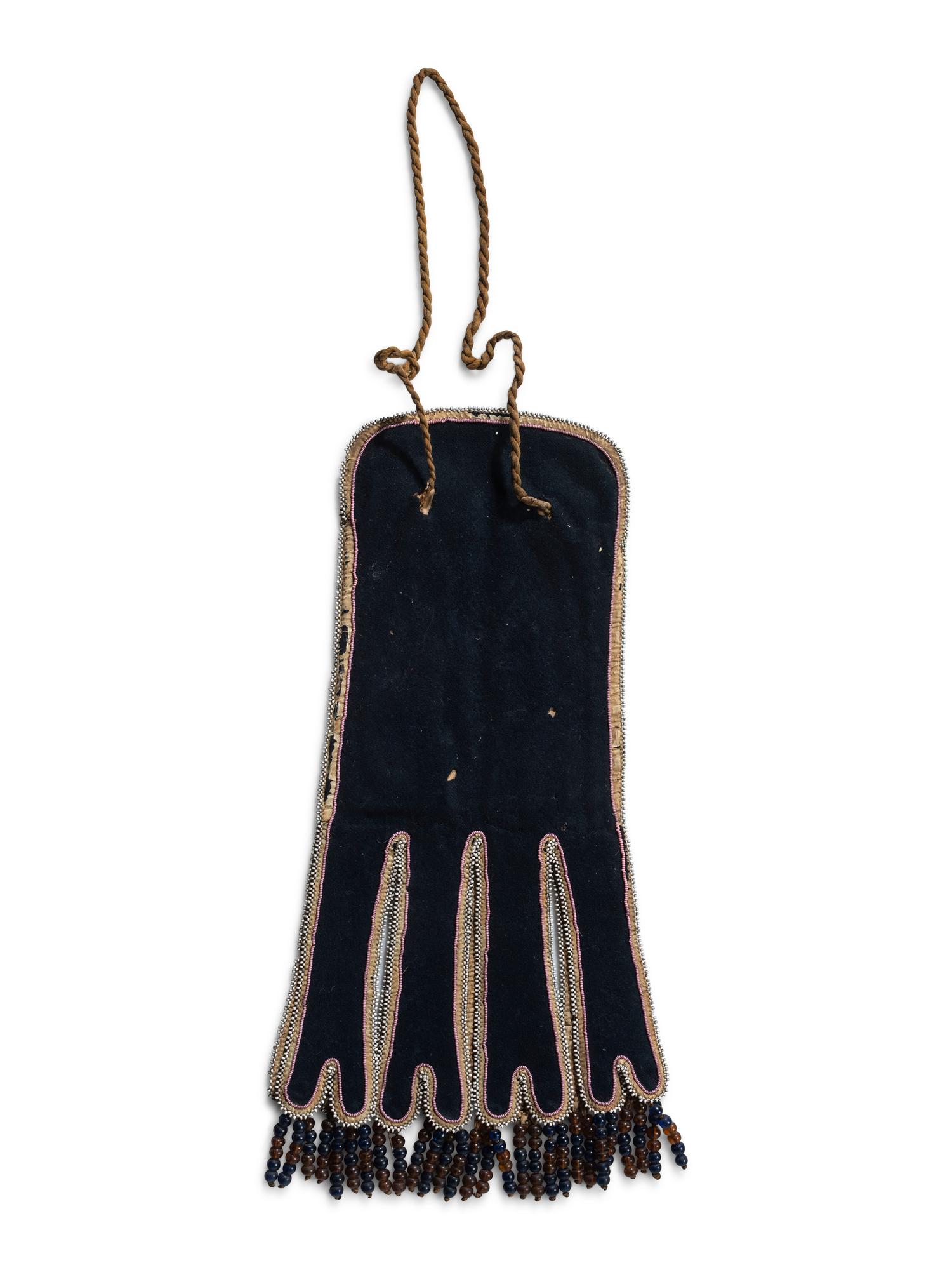 Cree Beaded Wool Octopus Bag