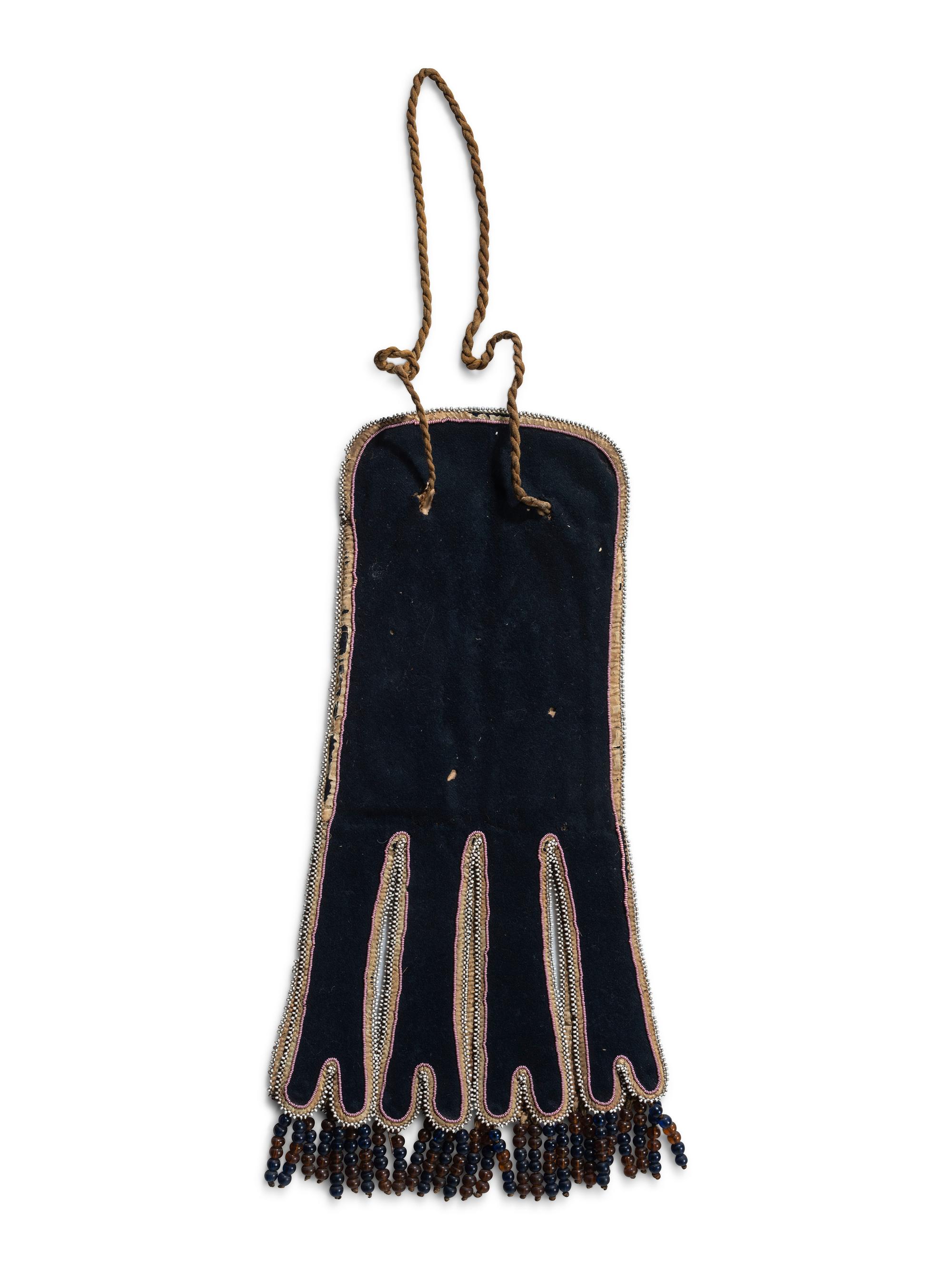 Cree Beaded Wool Octopus Bag