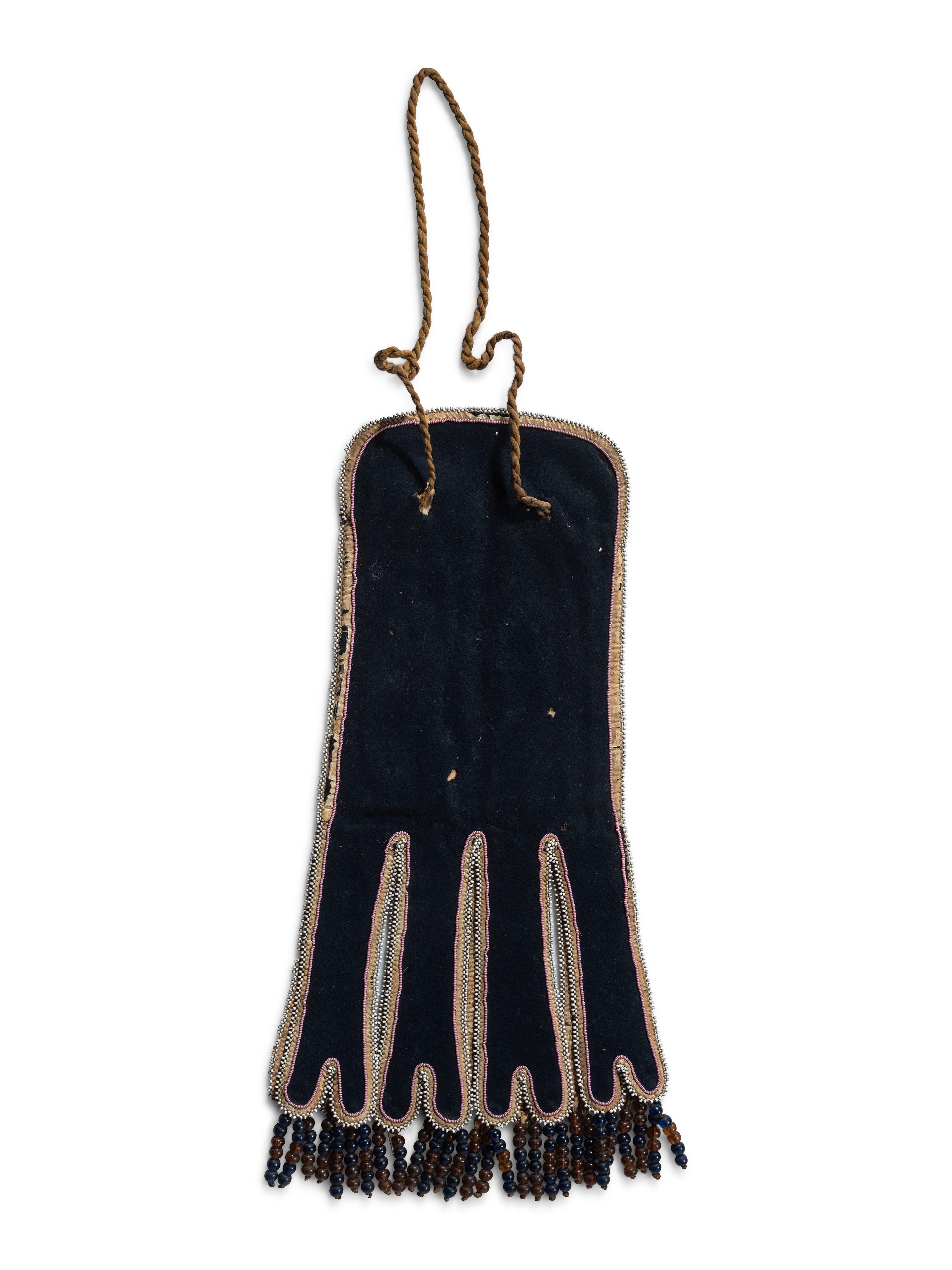 Cree Beaded Wool Octopus Bag