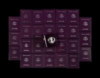 A Collection of Twenty-Six Silver Eagle $1 Proofs