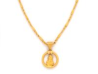 YELLOW GOLD PENDANT NECKLACE