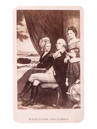 [WASHINGTON, George (1732-1799)]. A group of 5 Civil War-period CDVs, comprising: