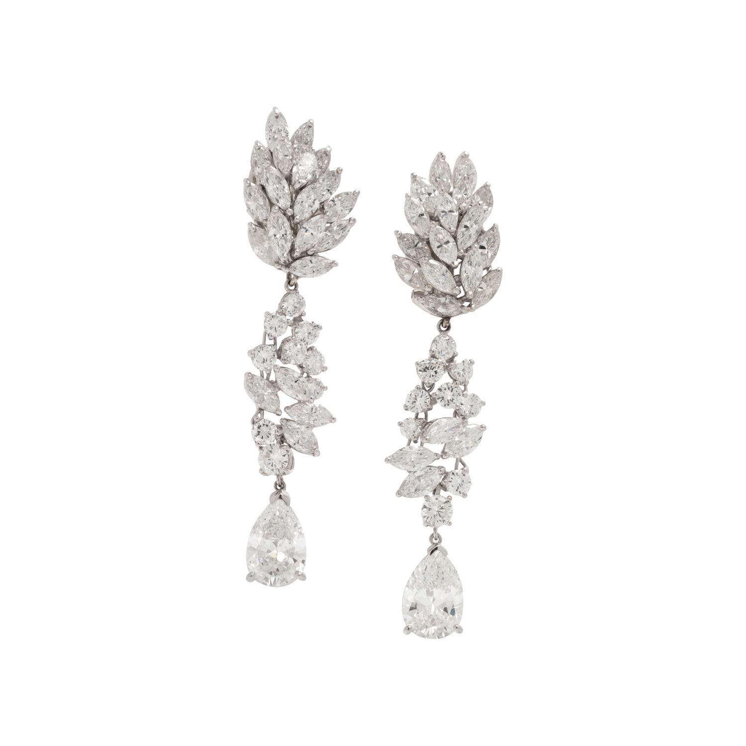 DIAMOND CONVERTIBLE PENDANT EARRINGS