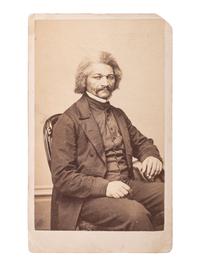 [DOUGLASS, Frederick (1818-1895)]. FASSETT, Samuel Montague, photographer. CDV of Douglass. Chicago, IL: [late February 1864].