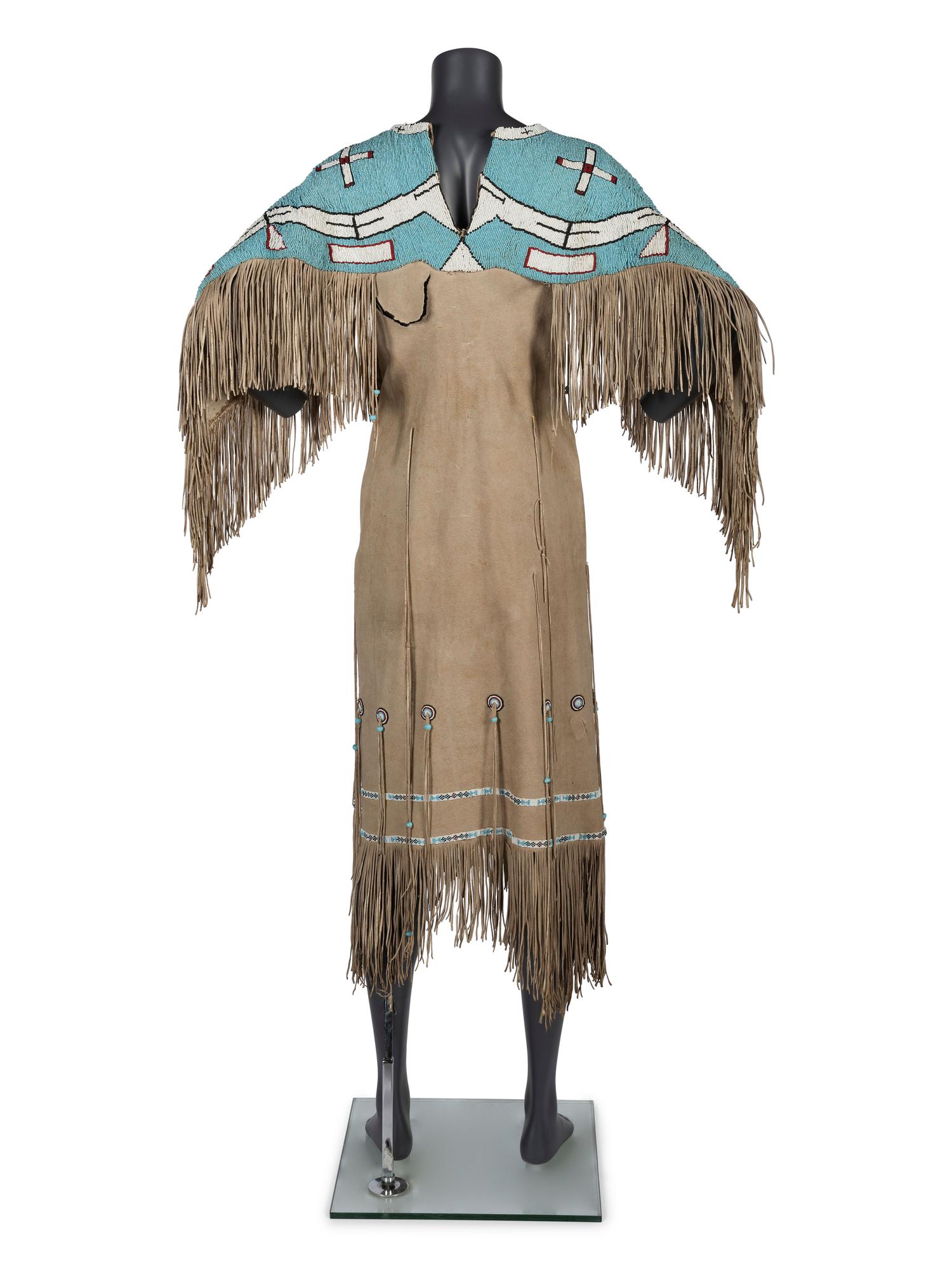 Plateau Beaded Hide Dress