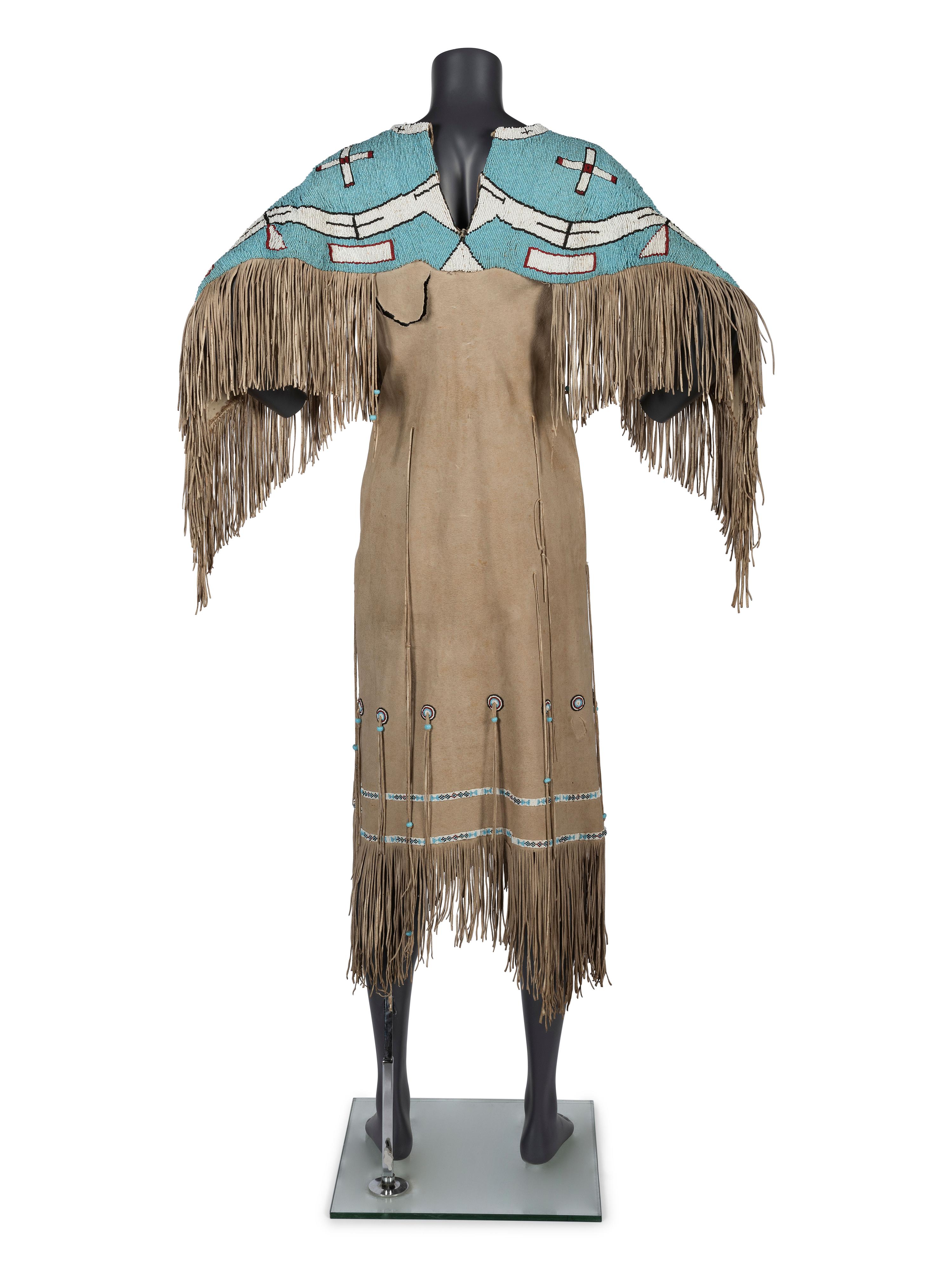 Plateau Beaded Hide Dress