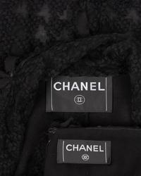 Chanel Embroidered Net Skirt Suit, 1990-2000s