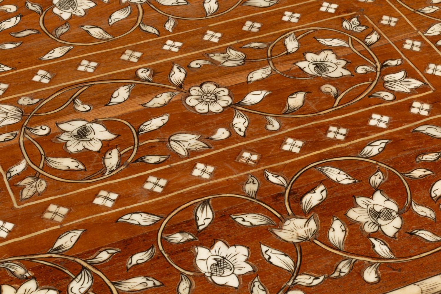 An Anglo-Colonial Marquetry Table Casket