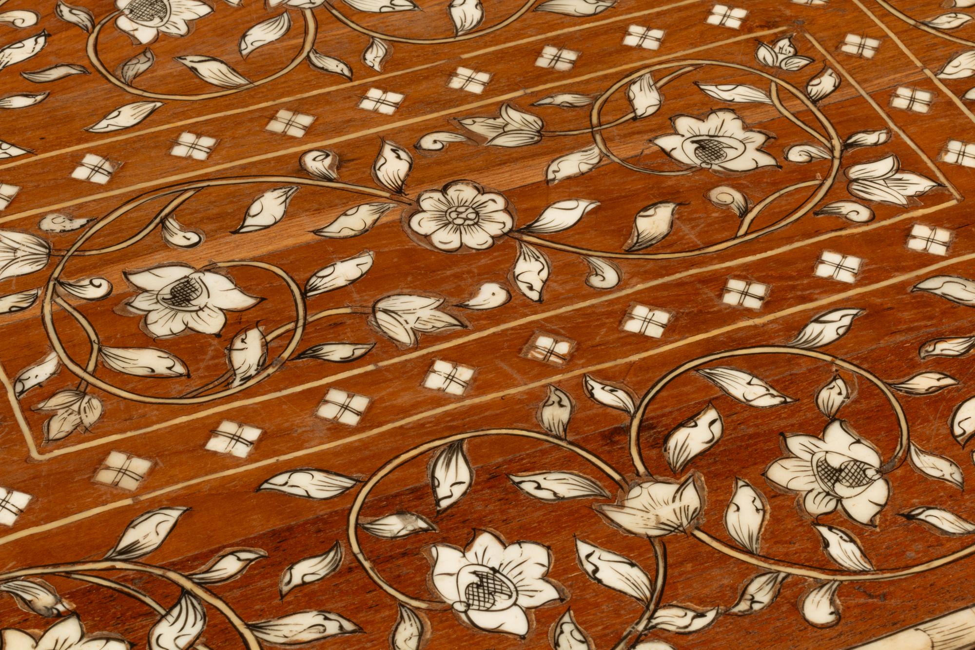 An Anglo-Colonial Marquetry Table Casket