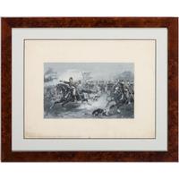 John R. Chapin, Gouache Depicting Custer's Charge at Gettysburg