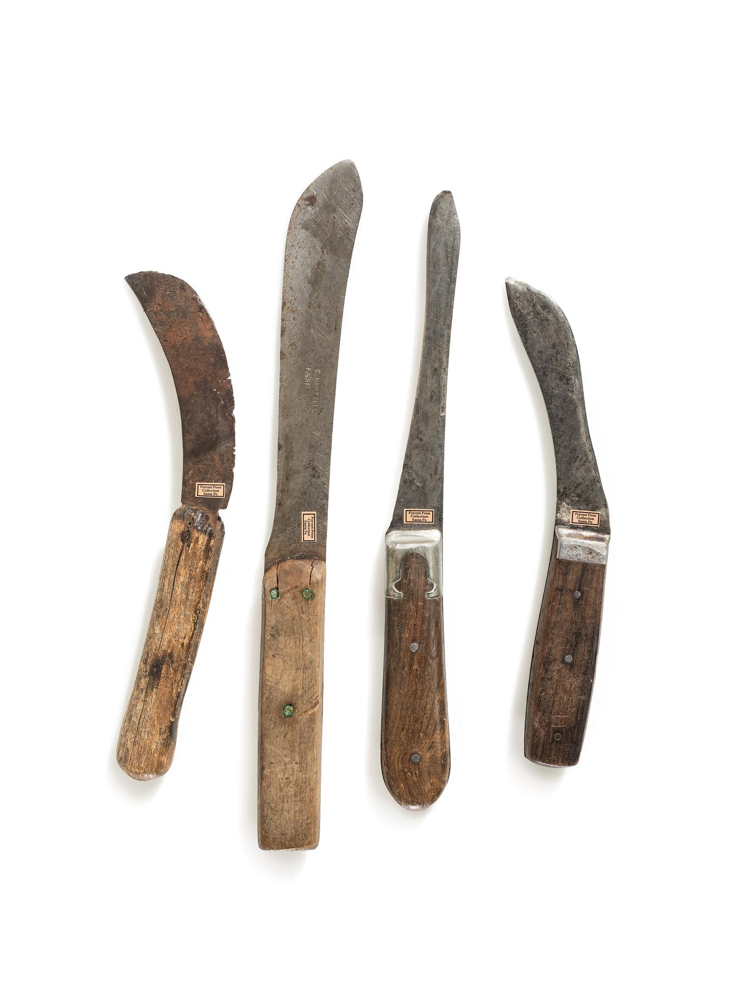 Resharpened Butcher and Skinning Knives