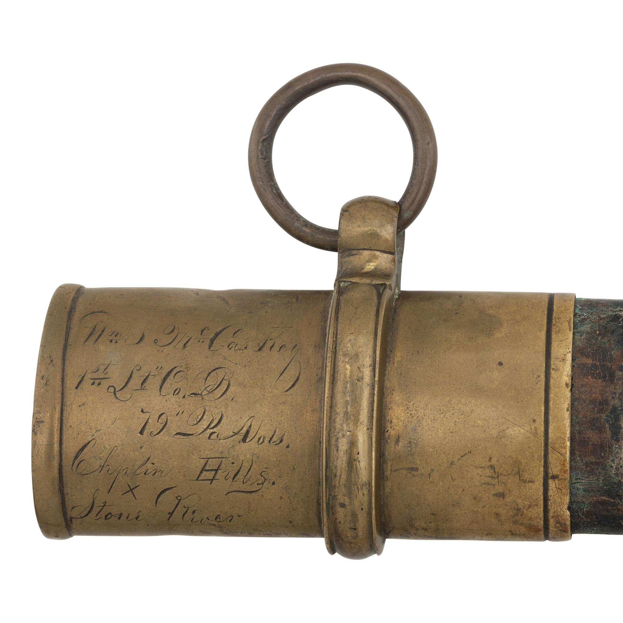 Military Archive of 1st Lt. (Later Major General) William Spencer McCaskey Including: Inscribed Civil War-era M1850 Sword, Philippine American War-era M1902 Sword, and 45 Original Letters and Photos