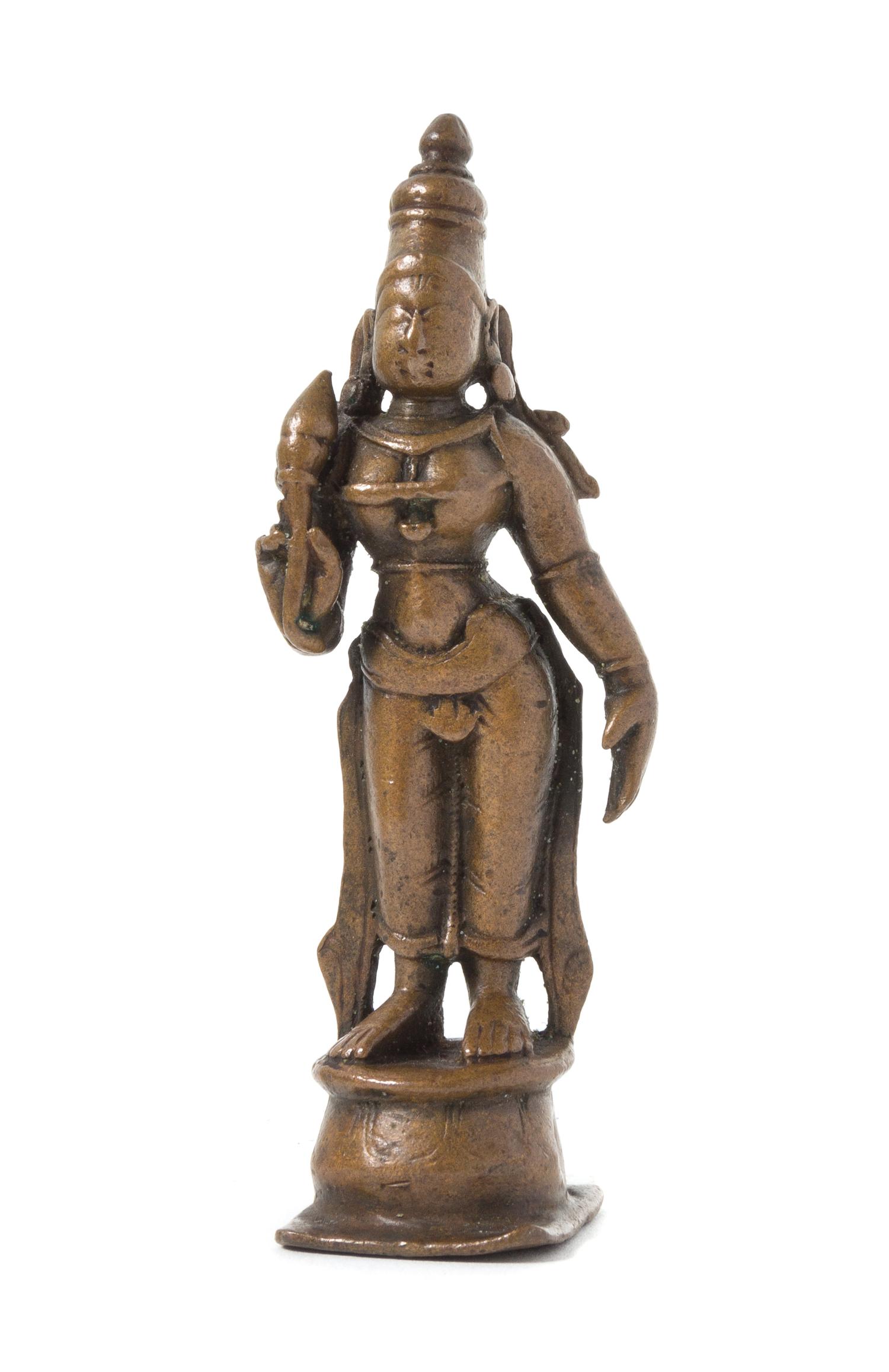 An Indian Copper Figure of Lakshmi — 18TH/19TH CENTURY