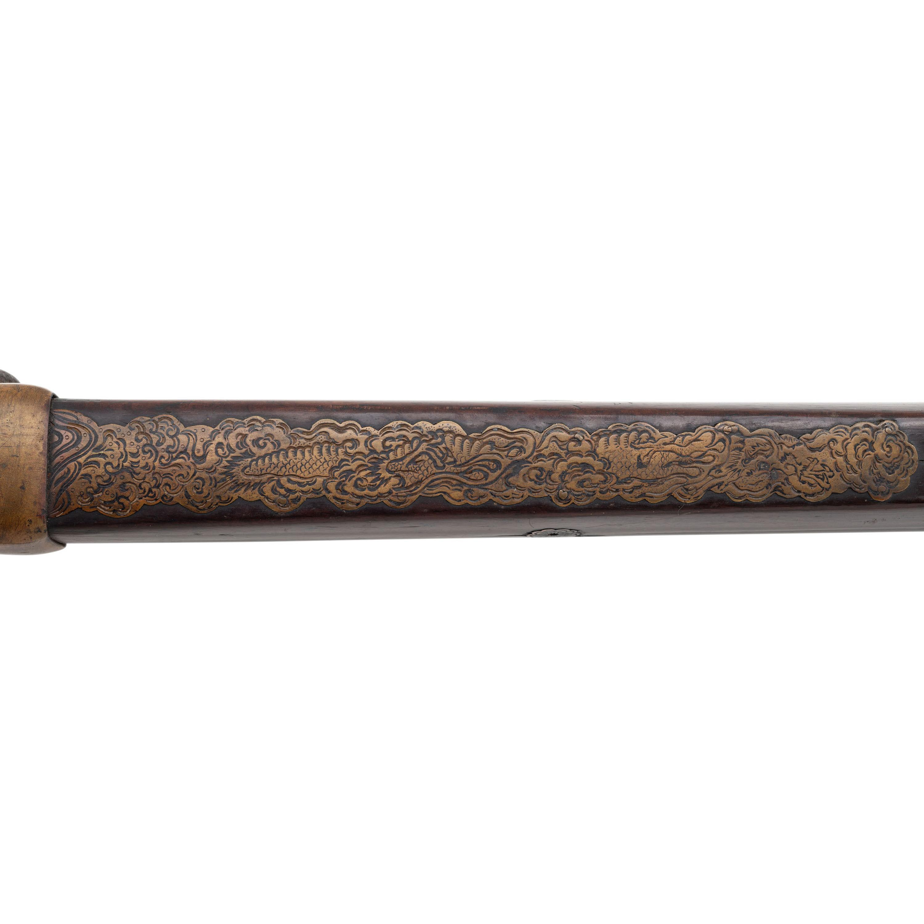 Edo-Period Japanese Tanegashima with Tokugawa Mon