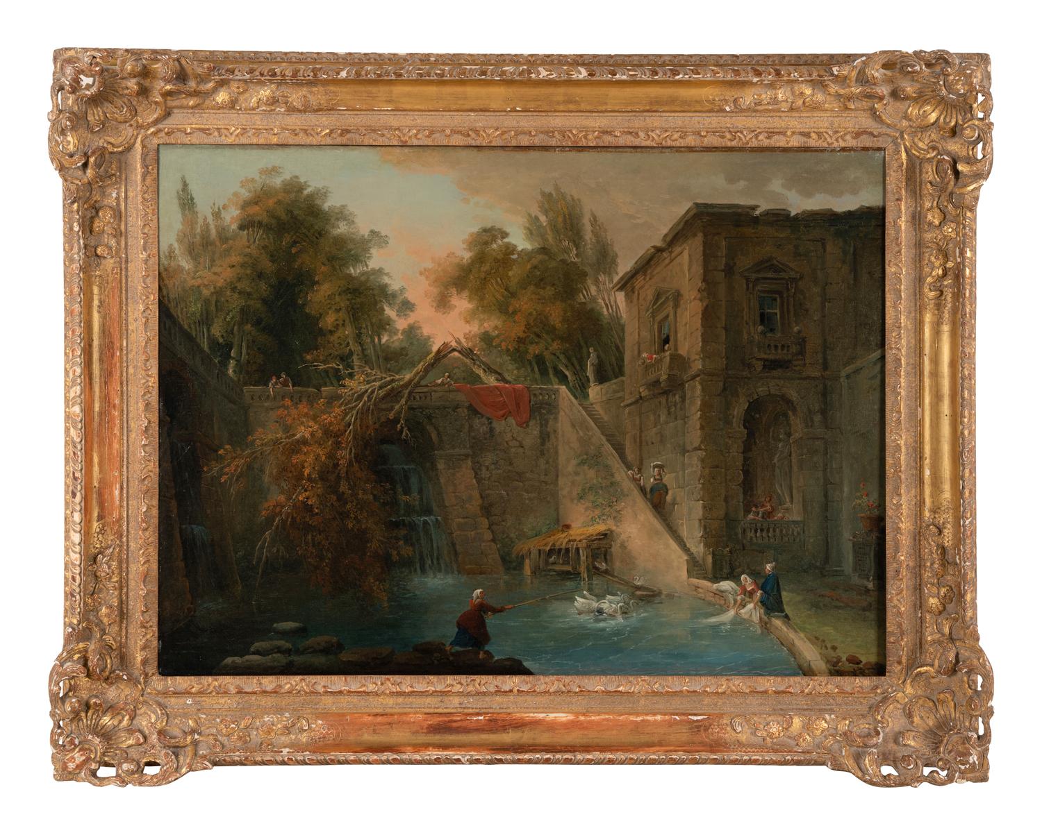 Attributed to Hubert Robert (French, 1733-1808)