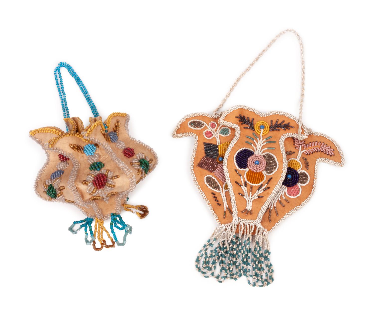 Haudenosaunee Beaded Whimseys, Stars and Hanging Flowers