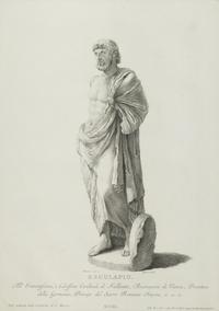 A Set of Four Prints of Antique Statues published by Antonio Maria Zanetti (1706-1778)]. From Delle Antiche Statue Greche e Romane che nell'Antisala della Libreria di San Marco, Venice,1740-1743 sight: 16 x 11 1/4 inches. framed: 25 3/4 x 21 inches.