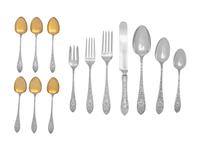 An American Silver Flatware Service
