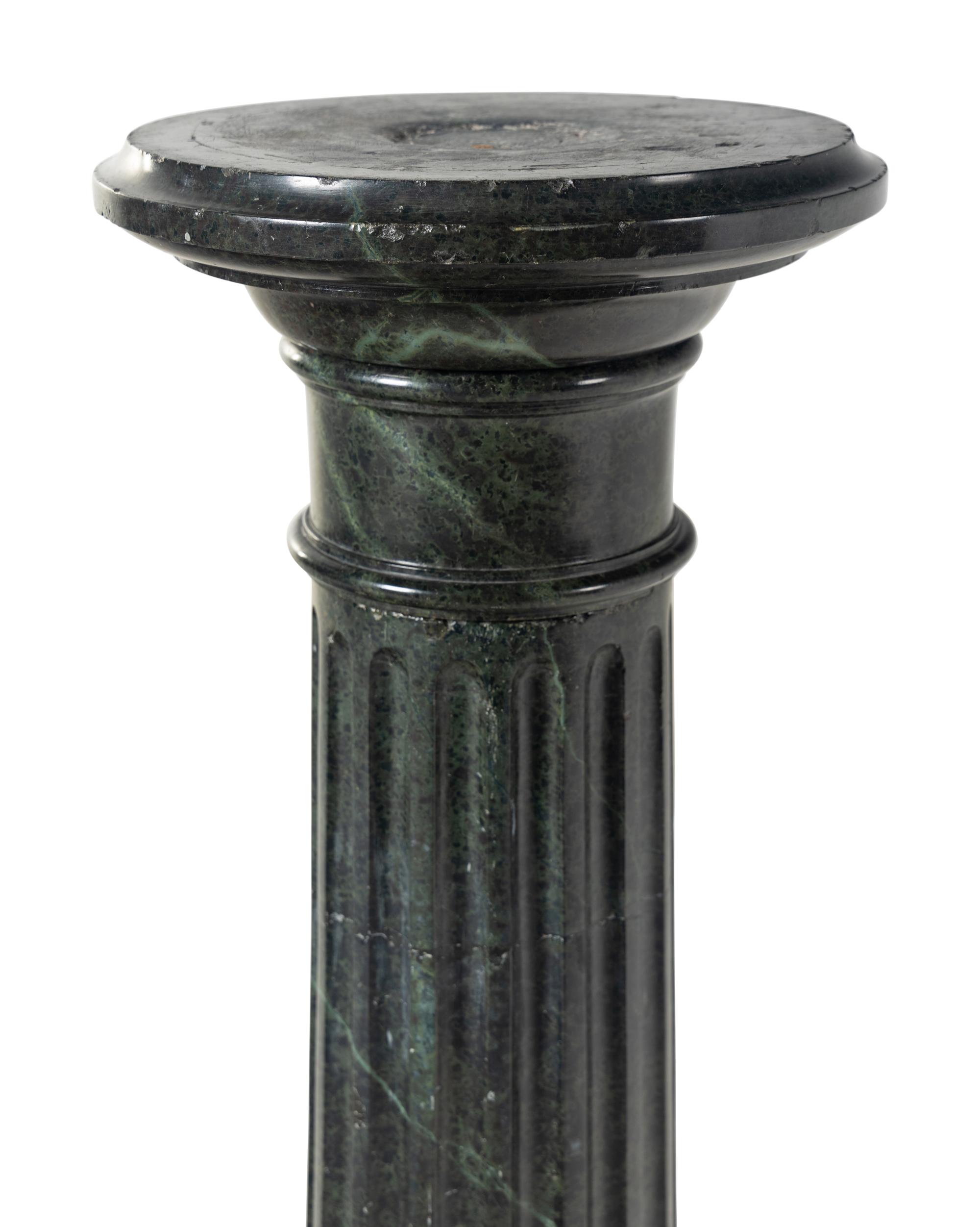 A Continental Marble Pedestal