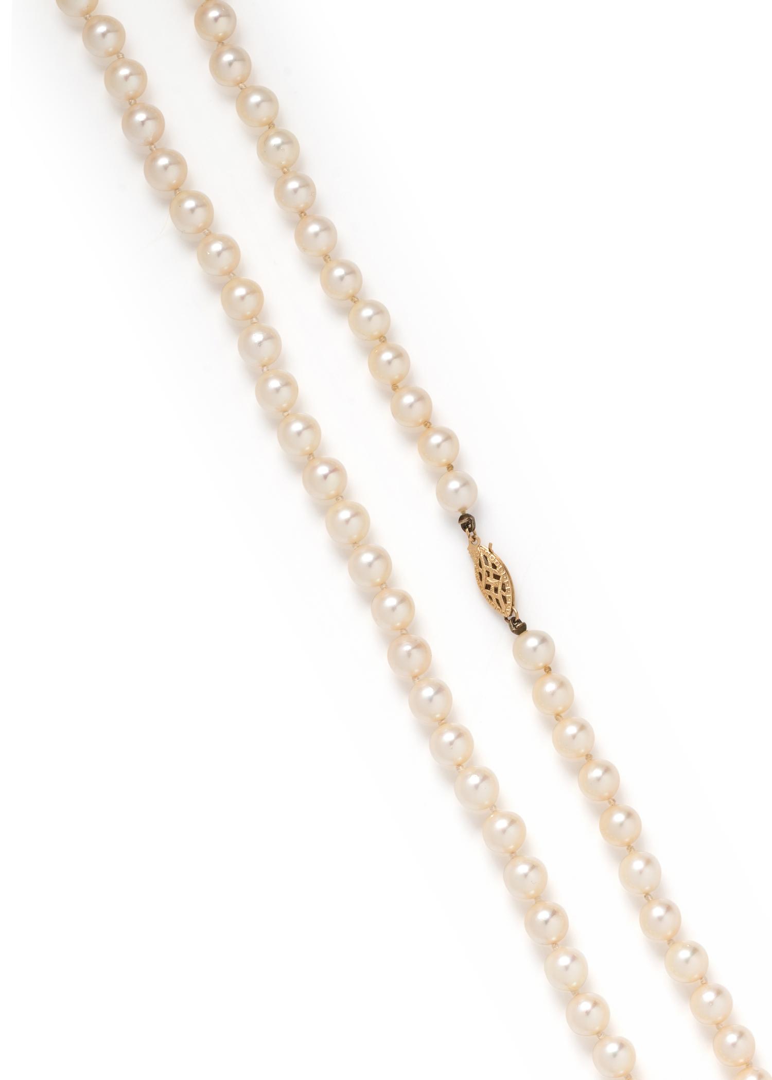 CULTURED PEARL NECKLACE