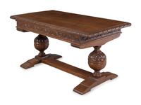 A Jacobean Style Oak Writing Table