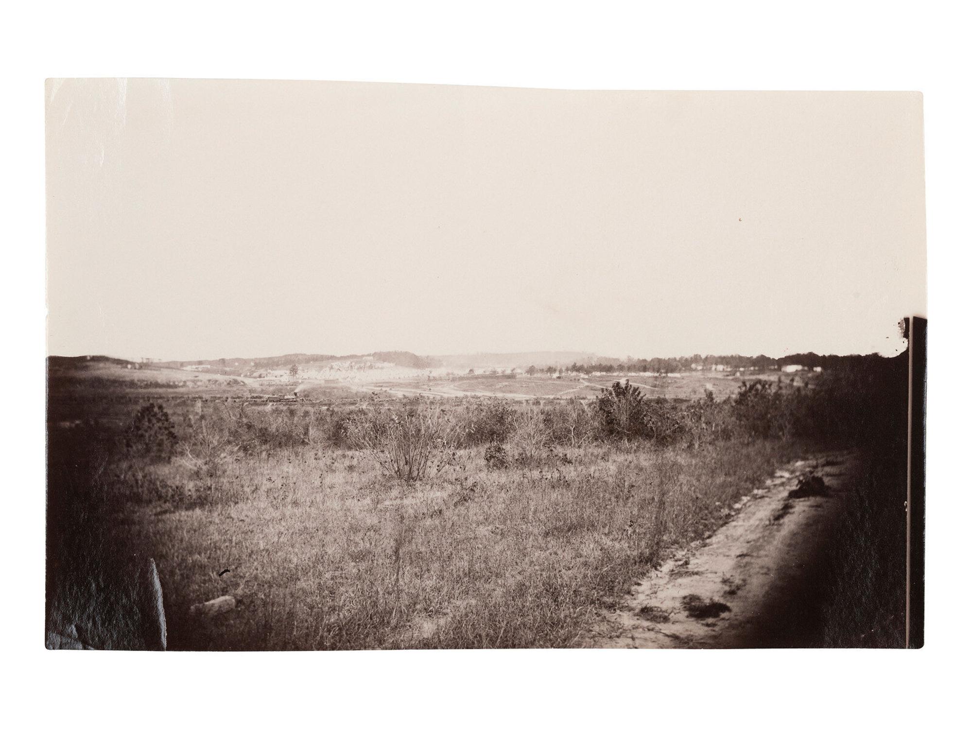 [CIVIL WAR]. Three albumen prints by an unknown photographer.