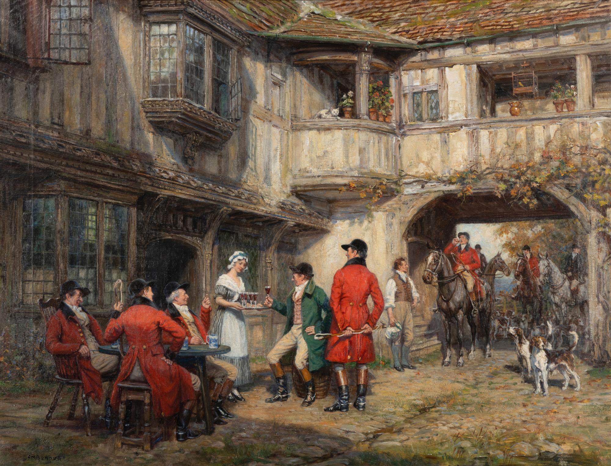 Frank Moss Bennett (British, 1874-1953) — Hunting Morning