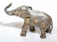 A Silver Elephant, S. Kirk. Width 3 inches.