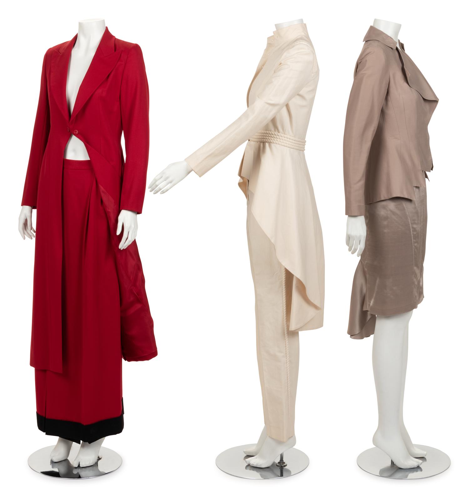 Three Givenchy Two-Piece Ensembles, 1990-2010s