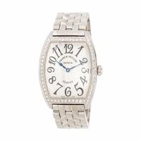 Franck Muller, Ref. 7502, Stainless Steel 'Cintrée Curvex' Watch with Diamond Bezel, with Box and Papers