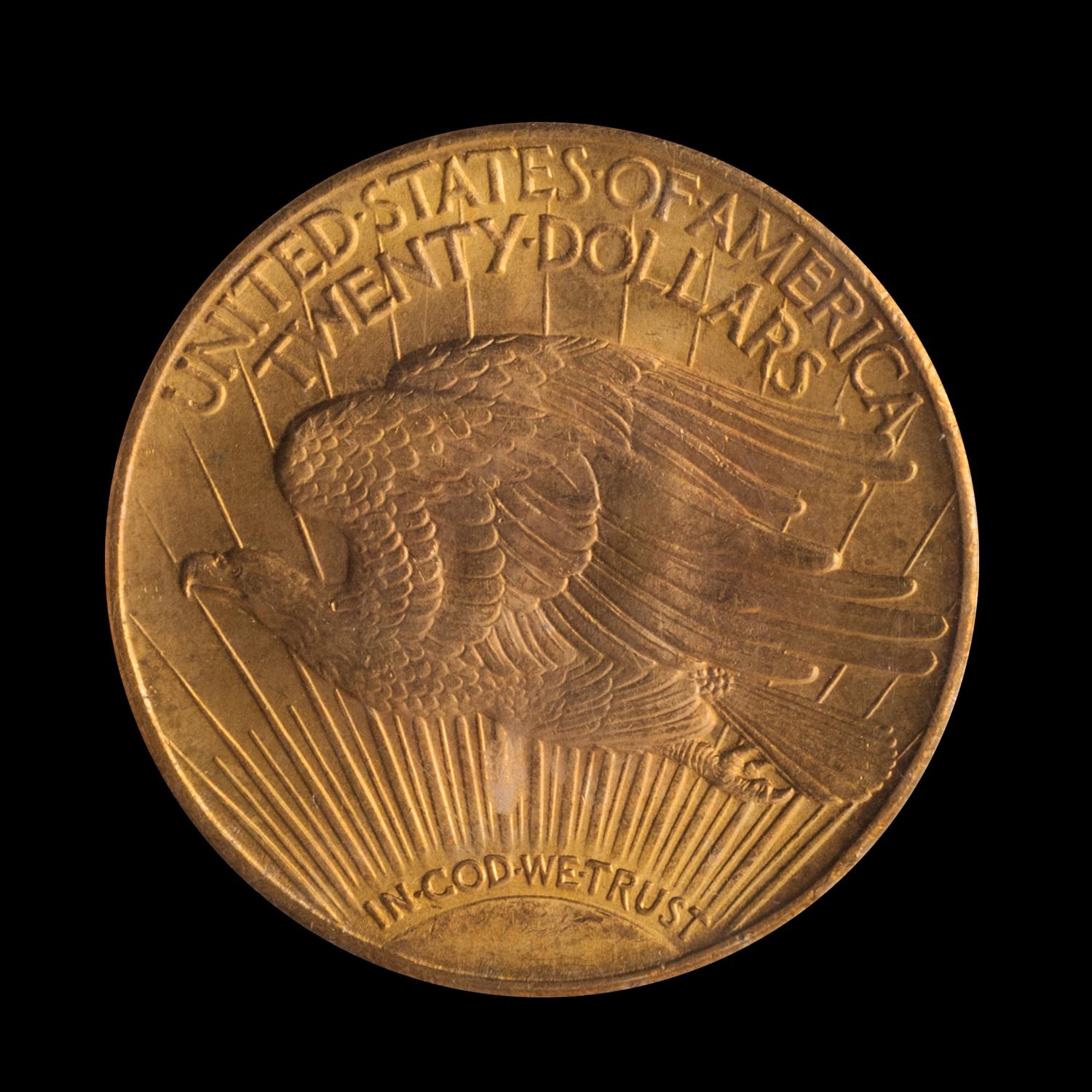 A United States 1925 St. Gaudens $20 Gold Coin