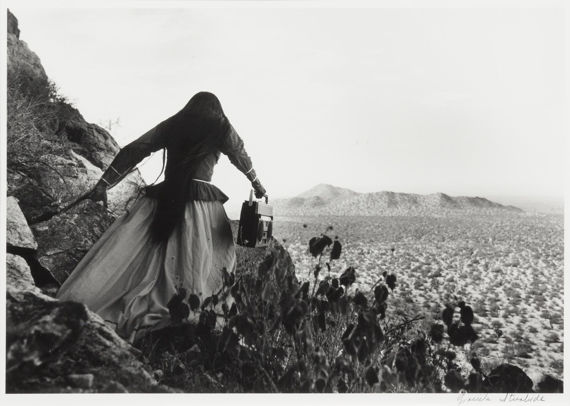 Graciela Iturbide, (Mexican, b. 1942), Mujer Angel, Desierto de Sonoma Mexico, 1979