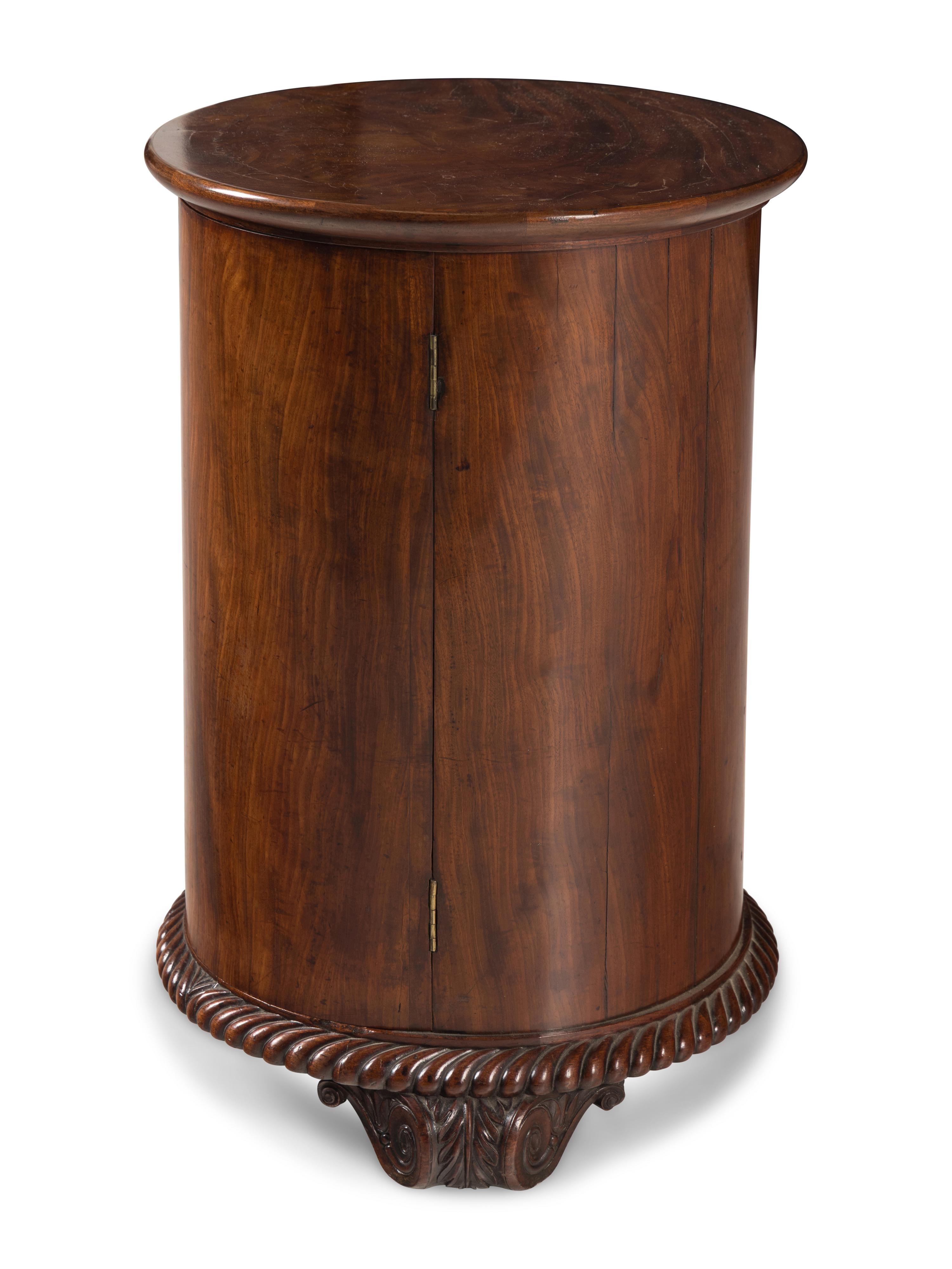 A Regency Mahogany Pedestal Cabinet