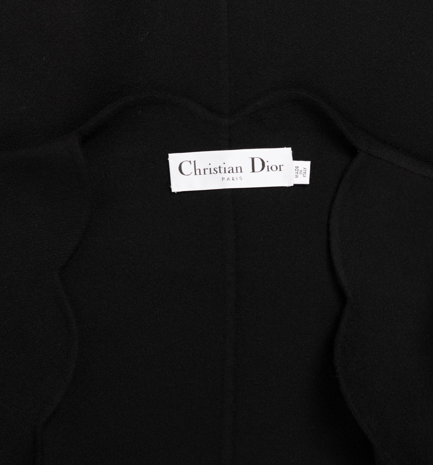 Christian Dior Cashmere Scalloped Edge Jacket
