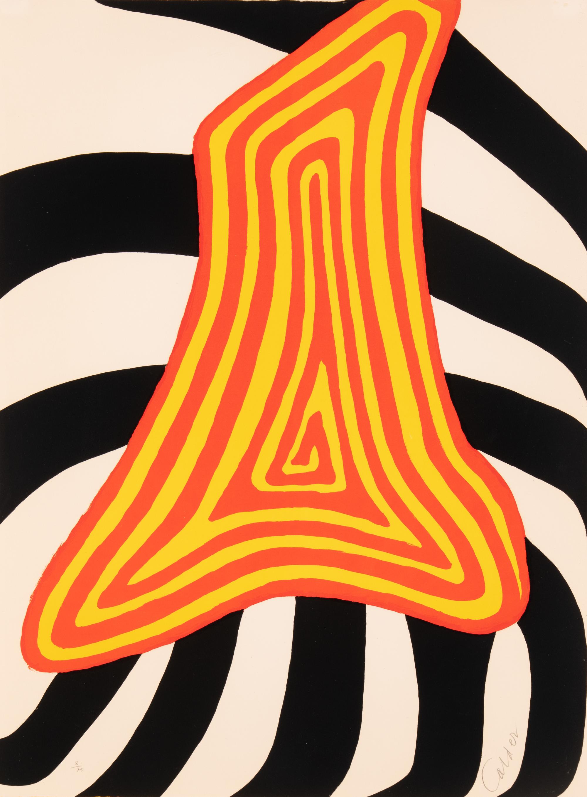 Zèbre Jaune et Zèbre Noir , 1976