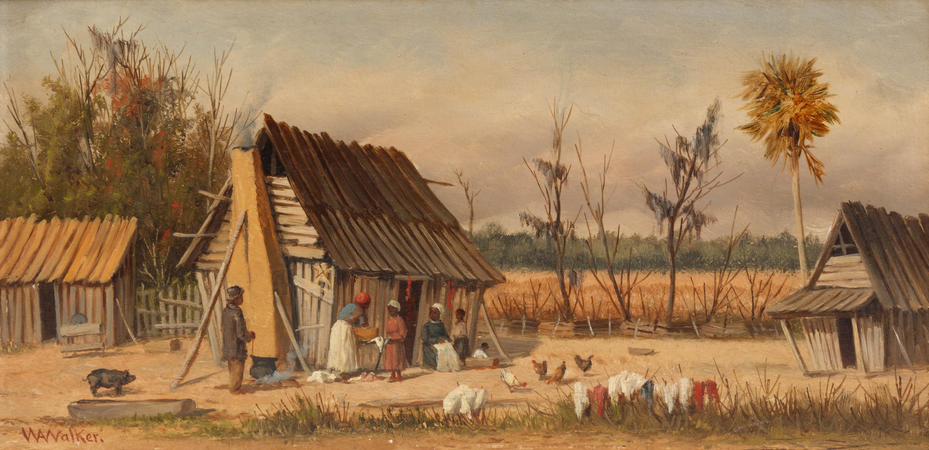 Negro Cabin in the South