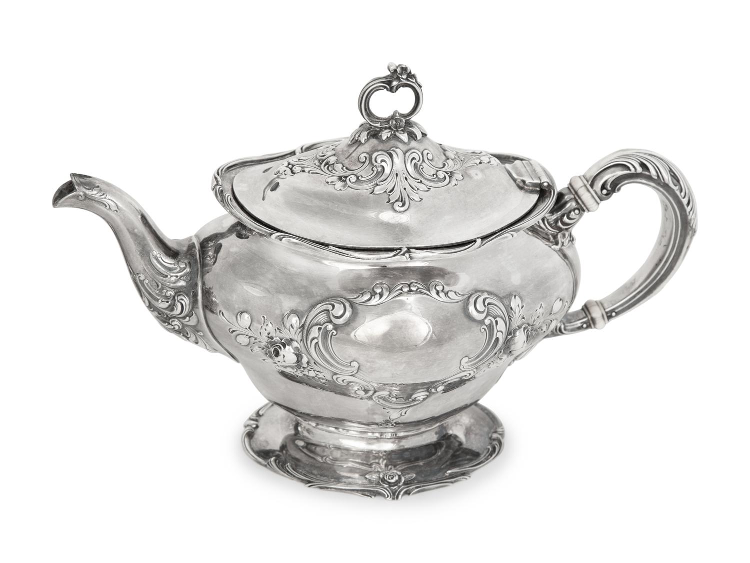 A Gorham Silver Four-Piece Tea and Coffee Service