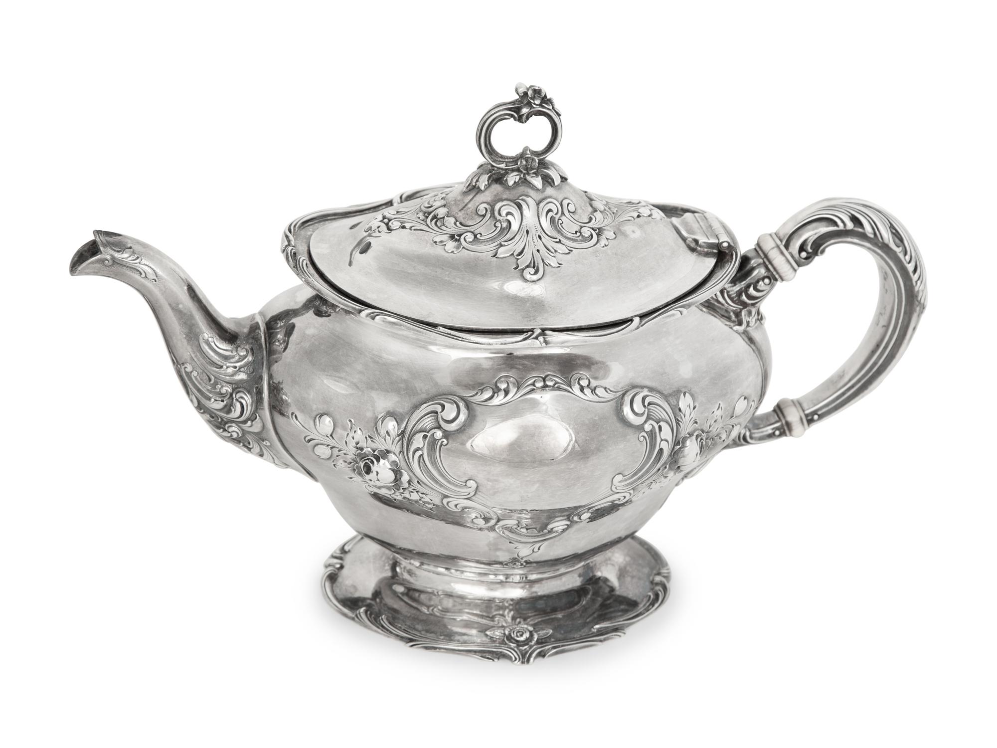 A Gorham Silver Four-Piece Tea and Coffee Service