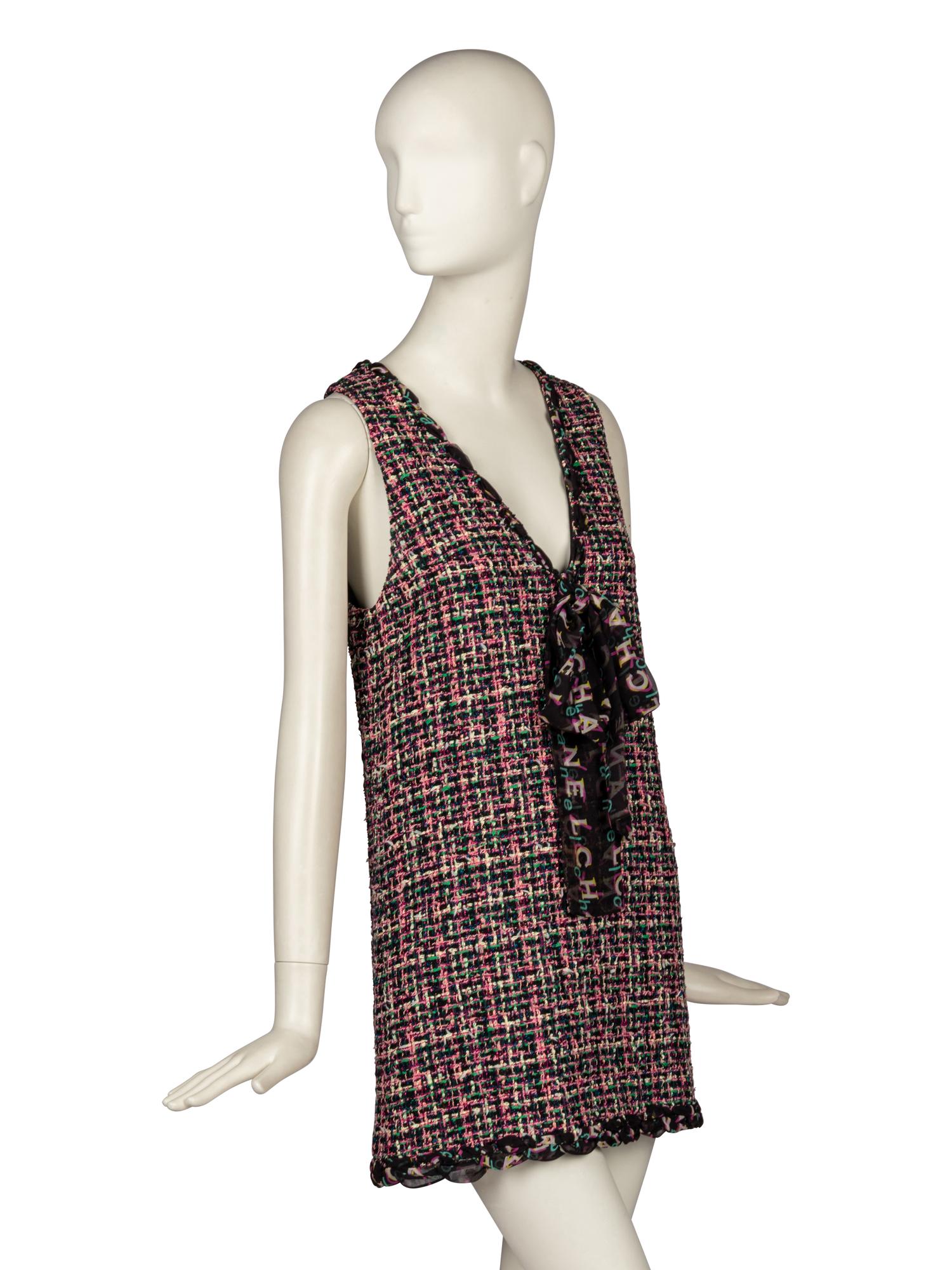 CHANEL, TWEED MINI DRESS