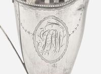 A Federal silver creamer, Peter Kirkwood (active c. 1793-1800), Chestertown and Annapolis, MD, circa 1795