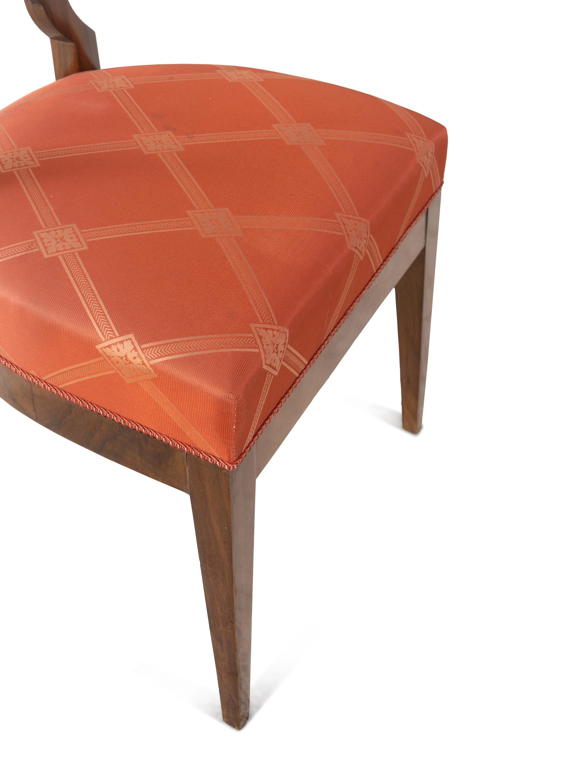 An Austrian Walnut Side Chair