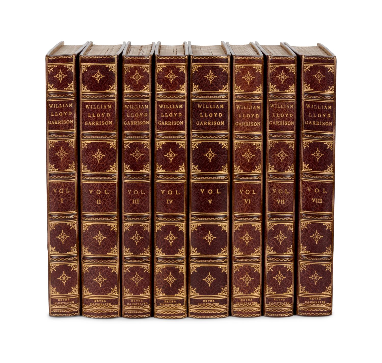 [ABOLITIONISTS]. [GARRISON, William Lloyd (1805-1879)]. GARRISON, Wendell P. and Francis J. William Lloyd Garrison. The Story of his Life. New York: The Century Co., 1885.