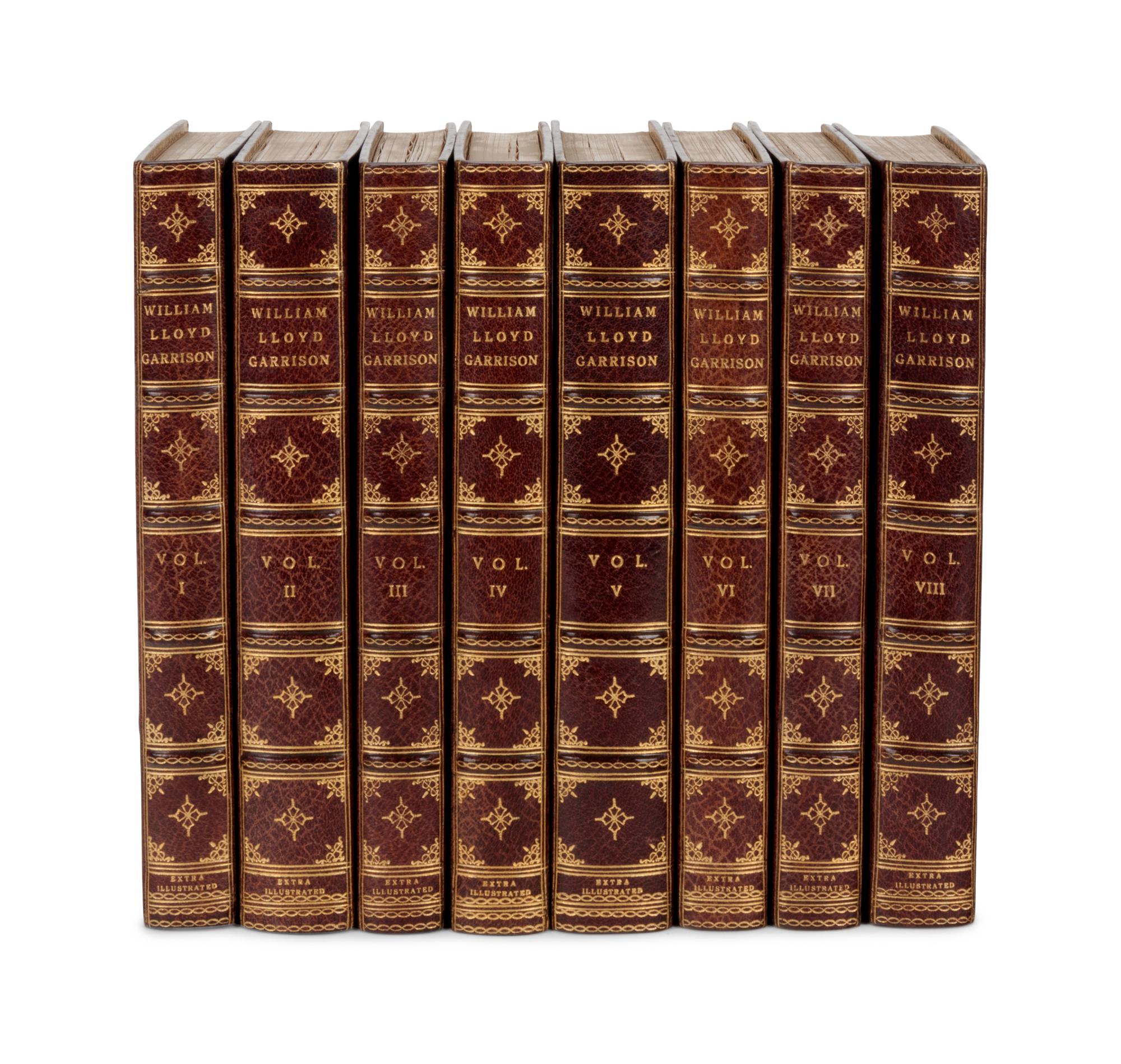 [ABOLITIONISTS]. [GARRISON, William Lloyd (1805-1879)]. GARRISON, Wendell P. and Francis J. William Lloyd Garrison. The Story of his Life. New York: The Century Co., 1885.