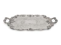A Large Silver-Plate Serving Tray
