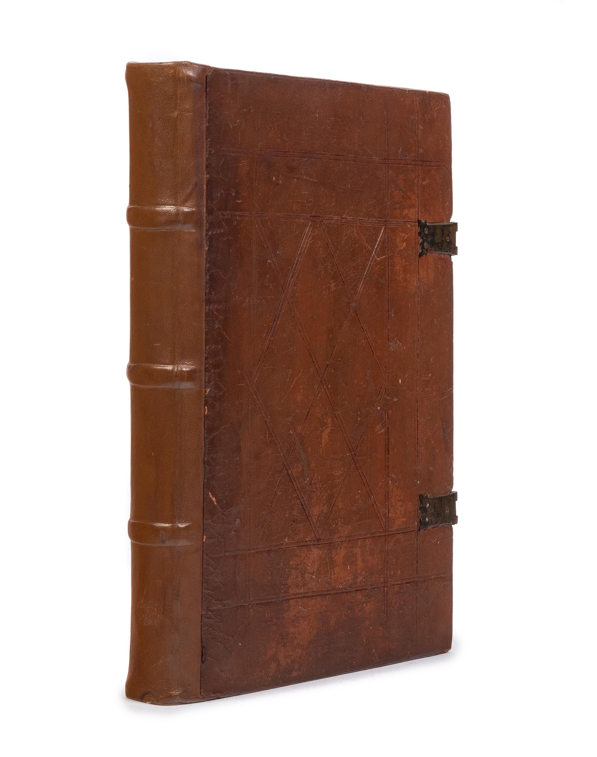 [INCUNABULA]. THOMAS AQUINAS (1225-1274). Scripta ad Hanibaldum episcopum super quattuor libros Sententiarum Petri Lombardi . [Basel]: Nicolaus Kesler, 1492.