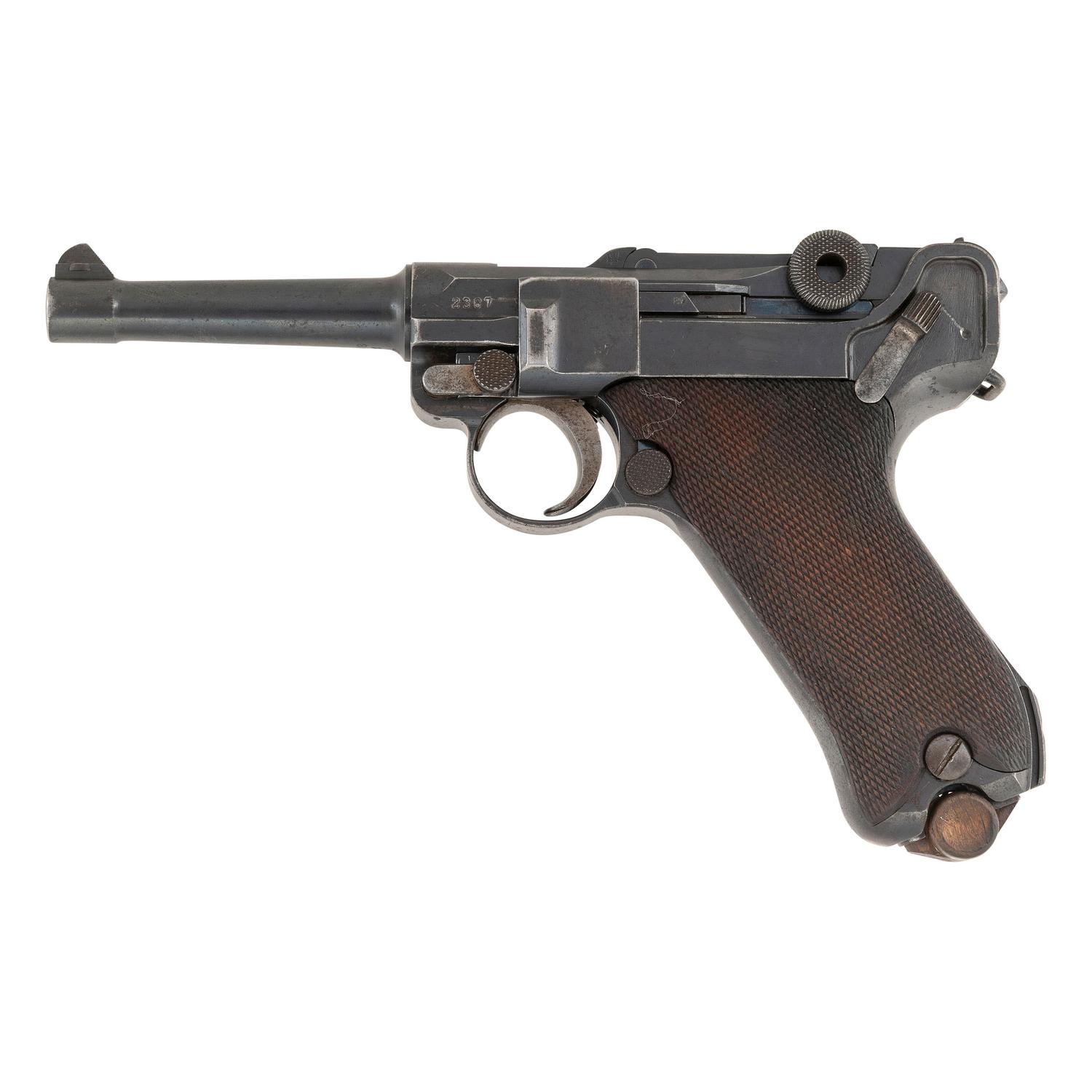 **1916 Dated DWM P08 Luger Pistol with 1916 Dated Holster